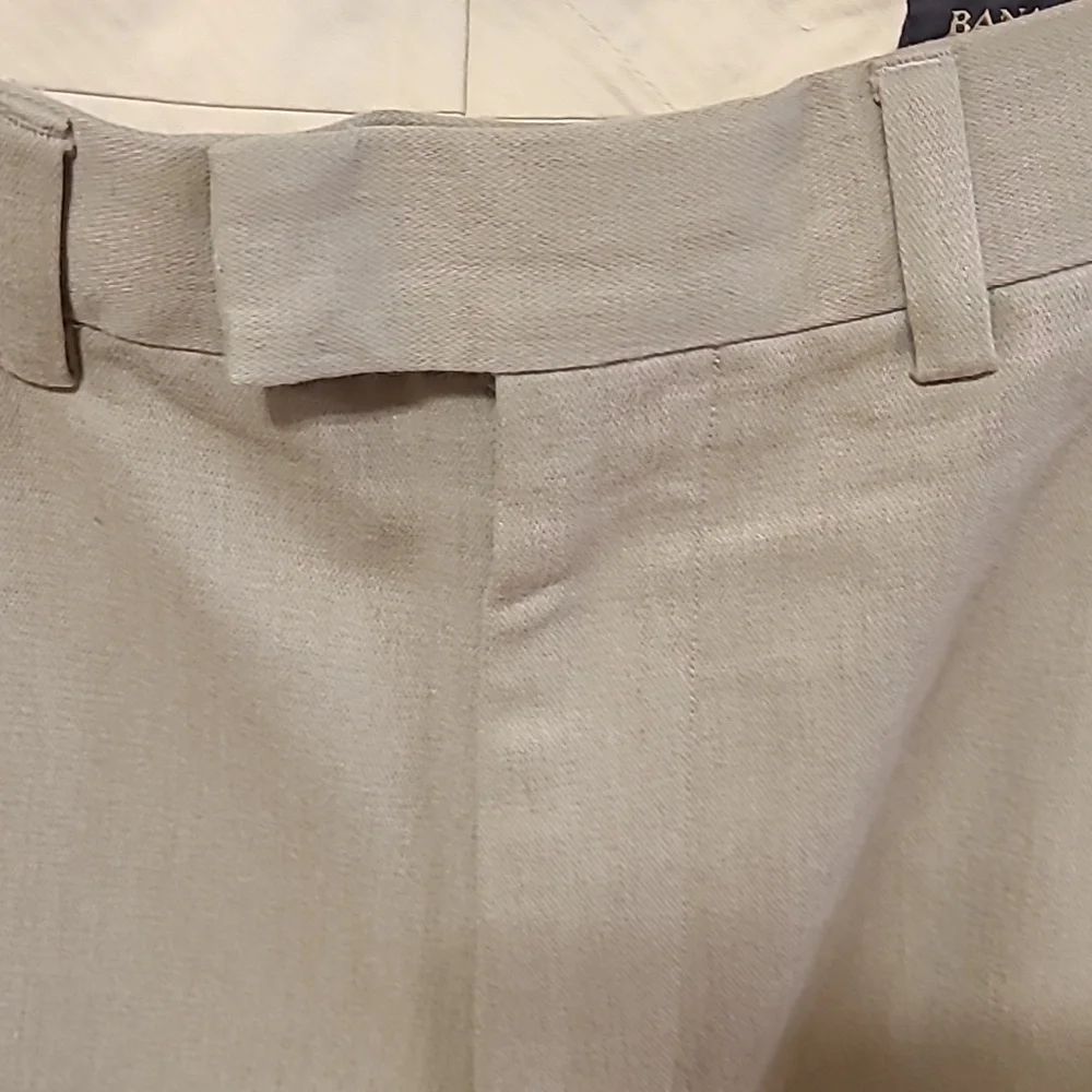 BANANA REPUBLIC MENS COTTON WOOL BLEND STRAIGHT LEG PANTS 32X32 Vintage‎ 2004